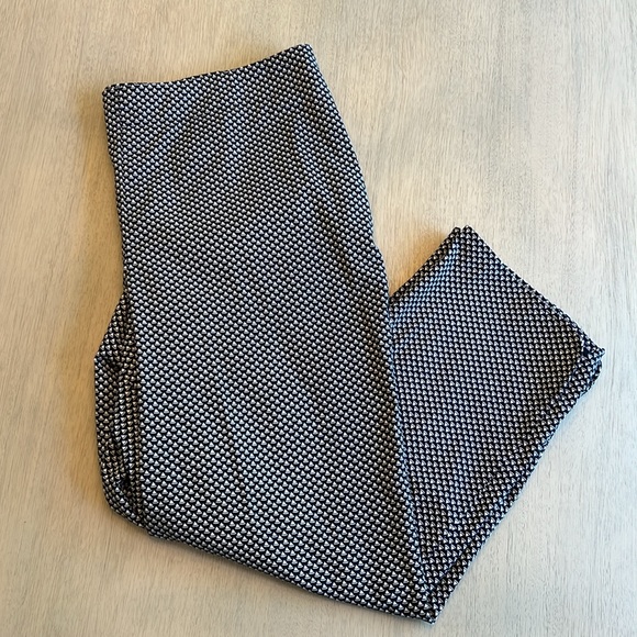 Talbots Pants - Talbots Women’s Navy Blue White Sailboat‎ Nautical Heritage Pants Size 14